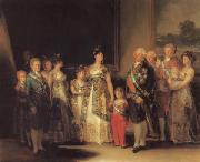Francisco de goya y Lucientes The Family of Charles IV oil painting reproduction